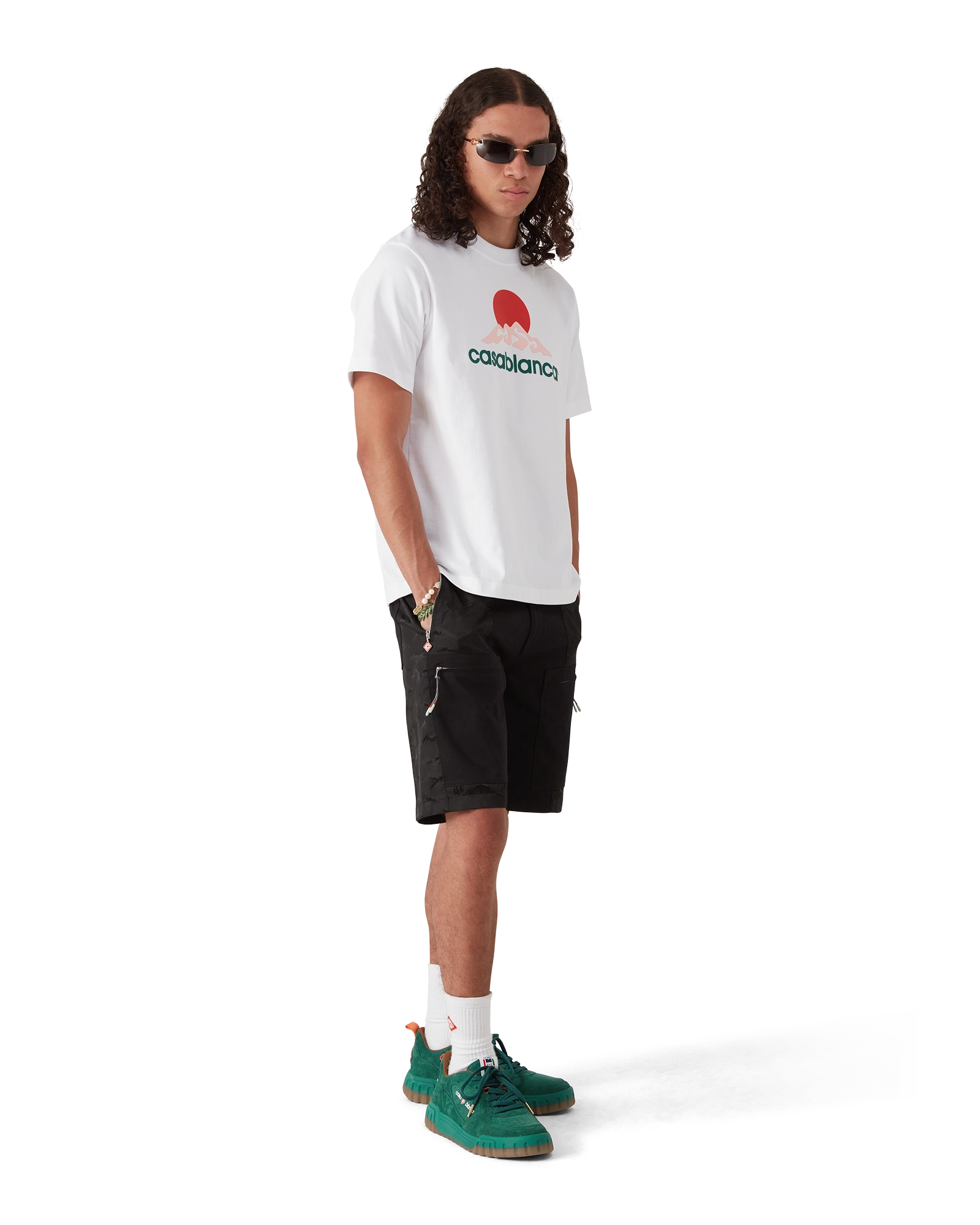 Nylon Mountain Camo Cargo Shorts - Image 2