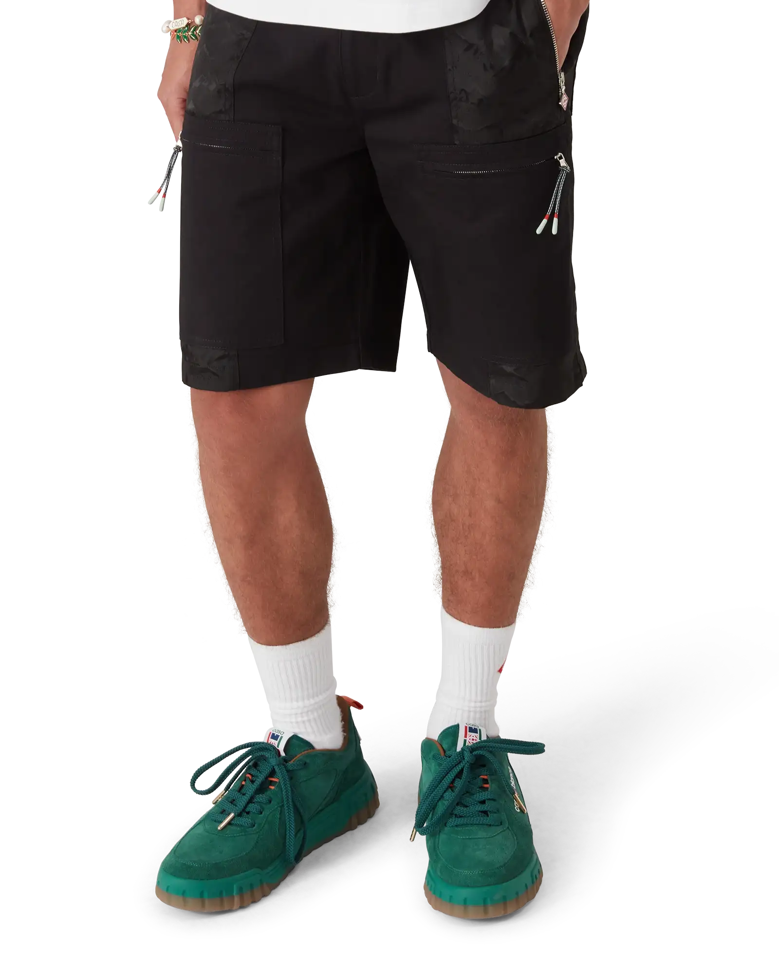 Nylon Mountain Camo Cargo Shorts - Image 4