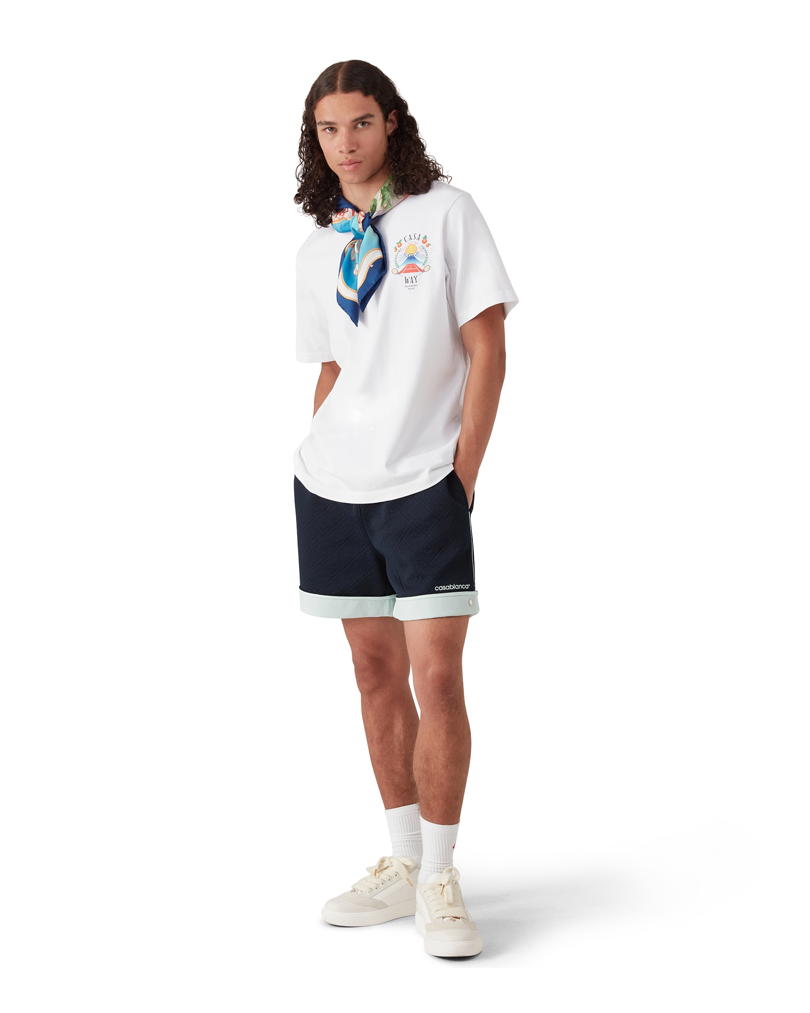 Monogram Jacquard Knit Shorts - Image 2