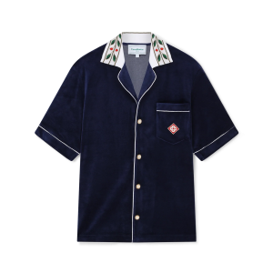 Laurel Short Sleeve Velour Shirt