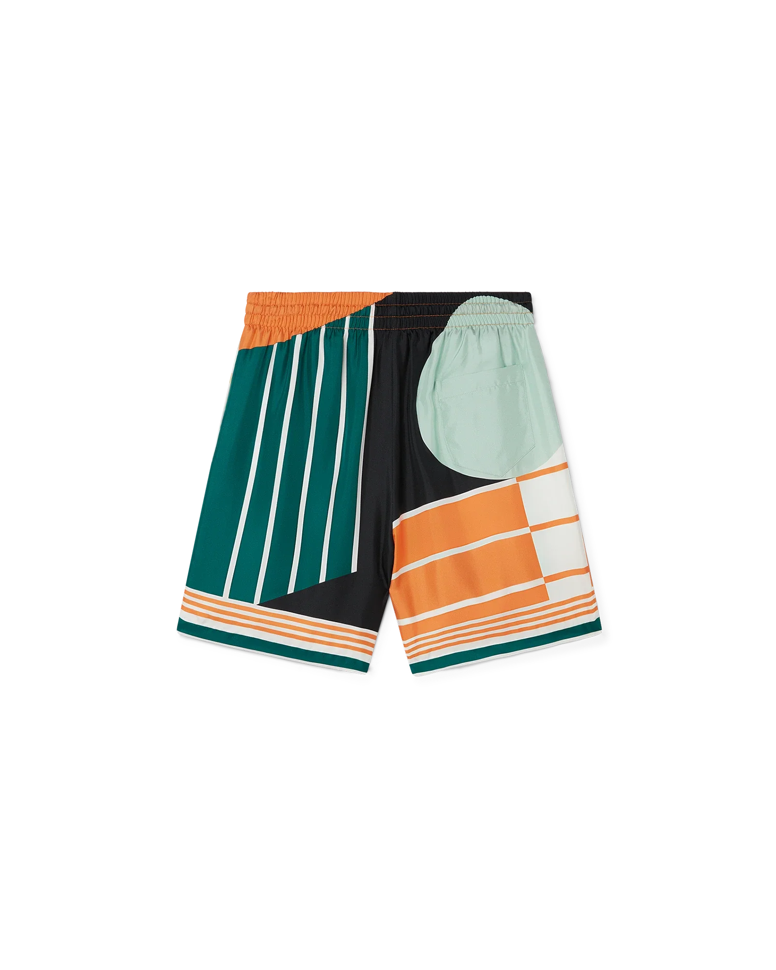 Court Abstrait Silk Shorts - Image 6
