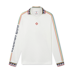 Jacquard Monogram Football Long Sleeve Shirt