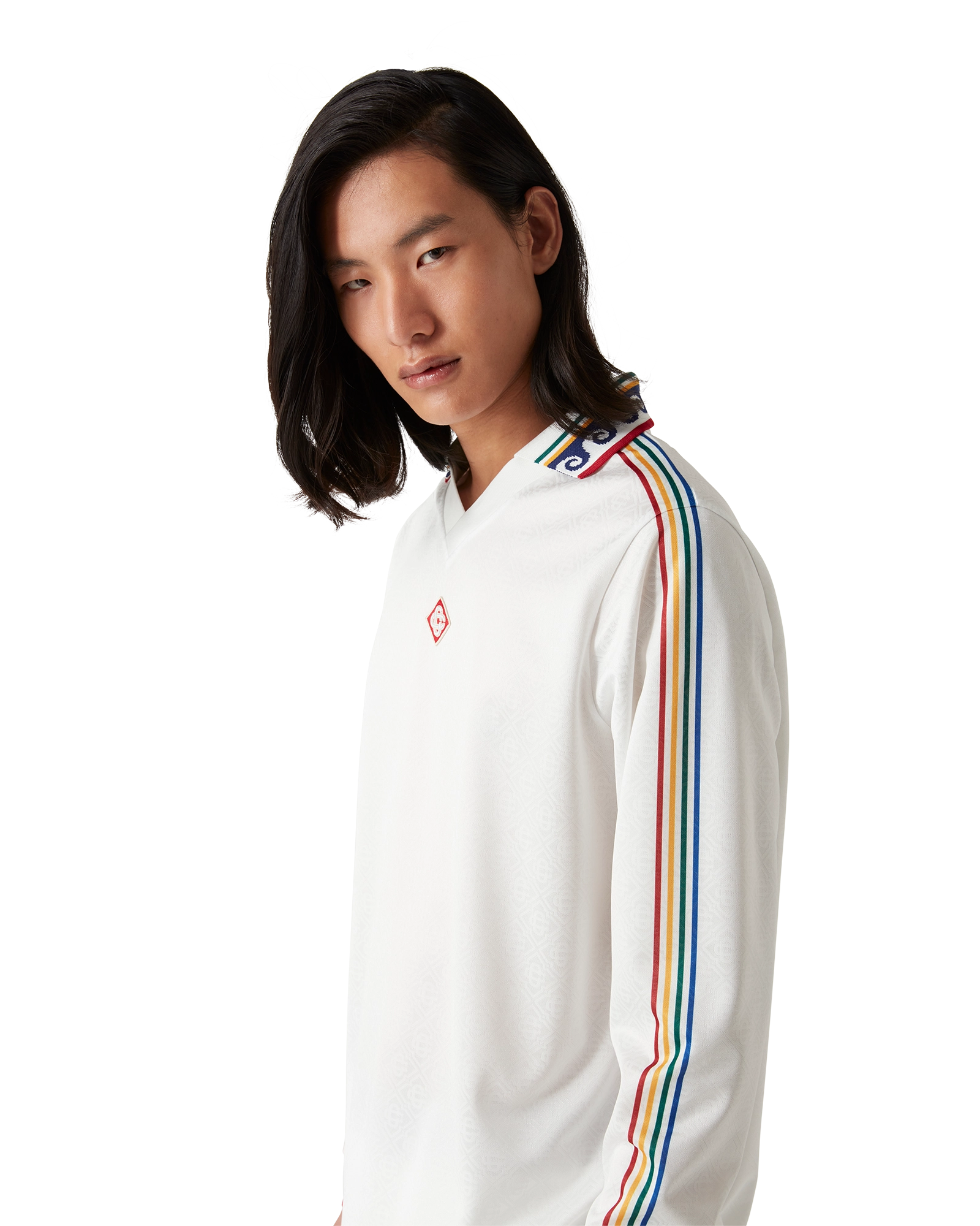 Jacquard Monogram Football Long Sleeve Shirt - Image 5