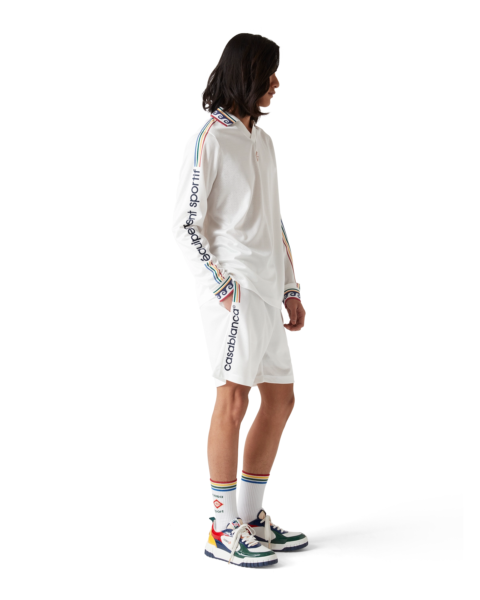 Jacquard Monogram Football Shorts - Image 3