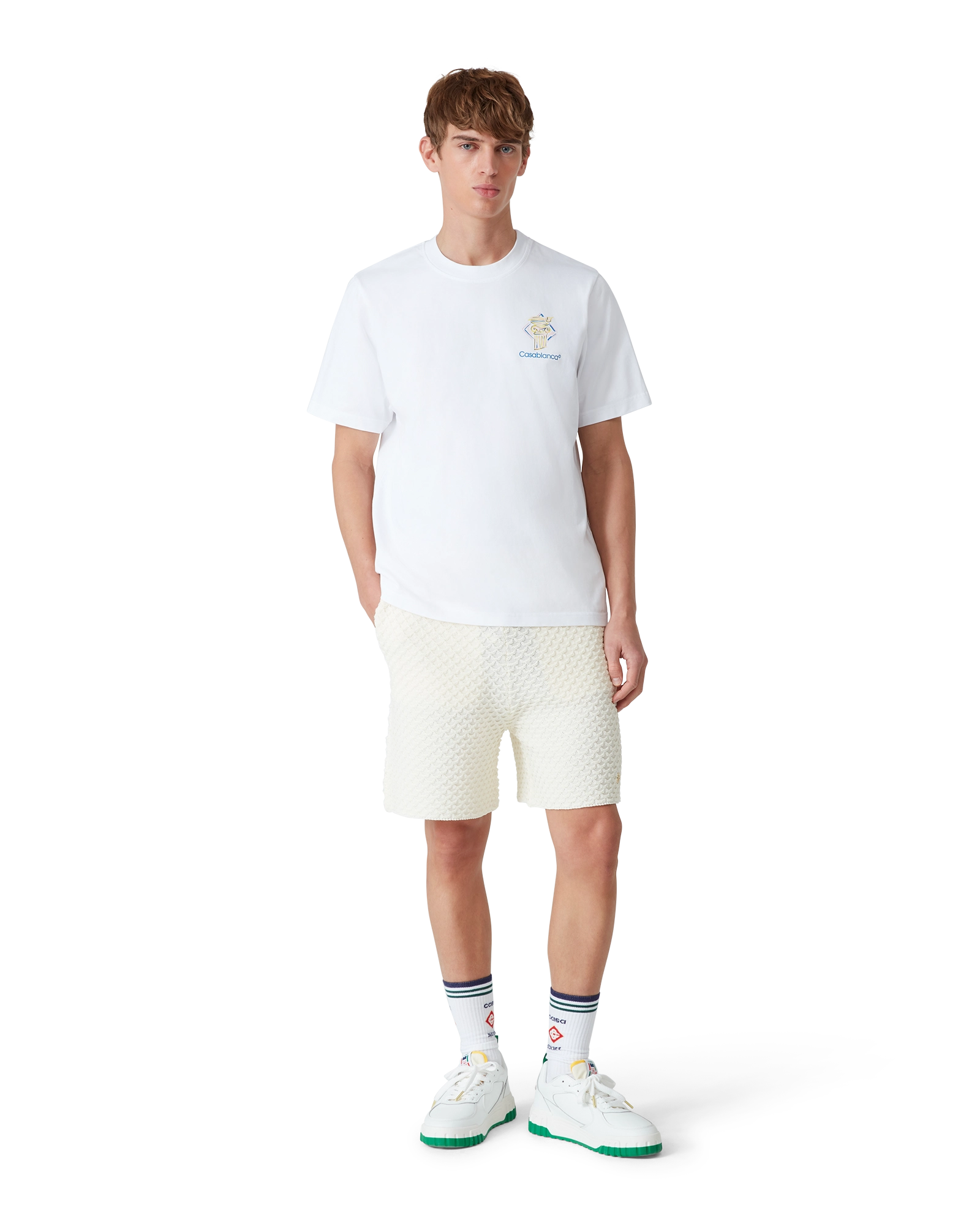 Diamond Column Short Sleeve T-Shirt - Image 2