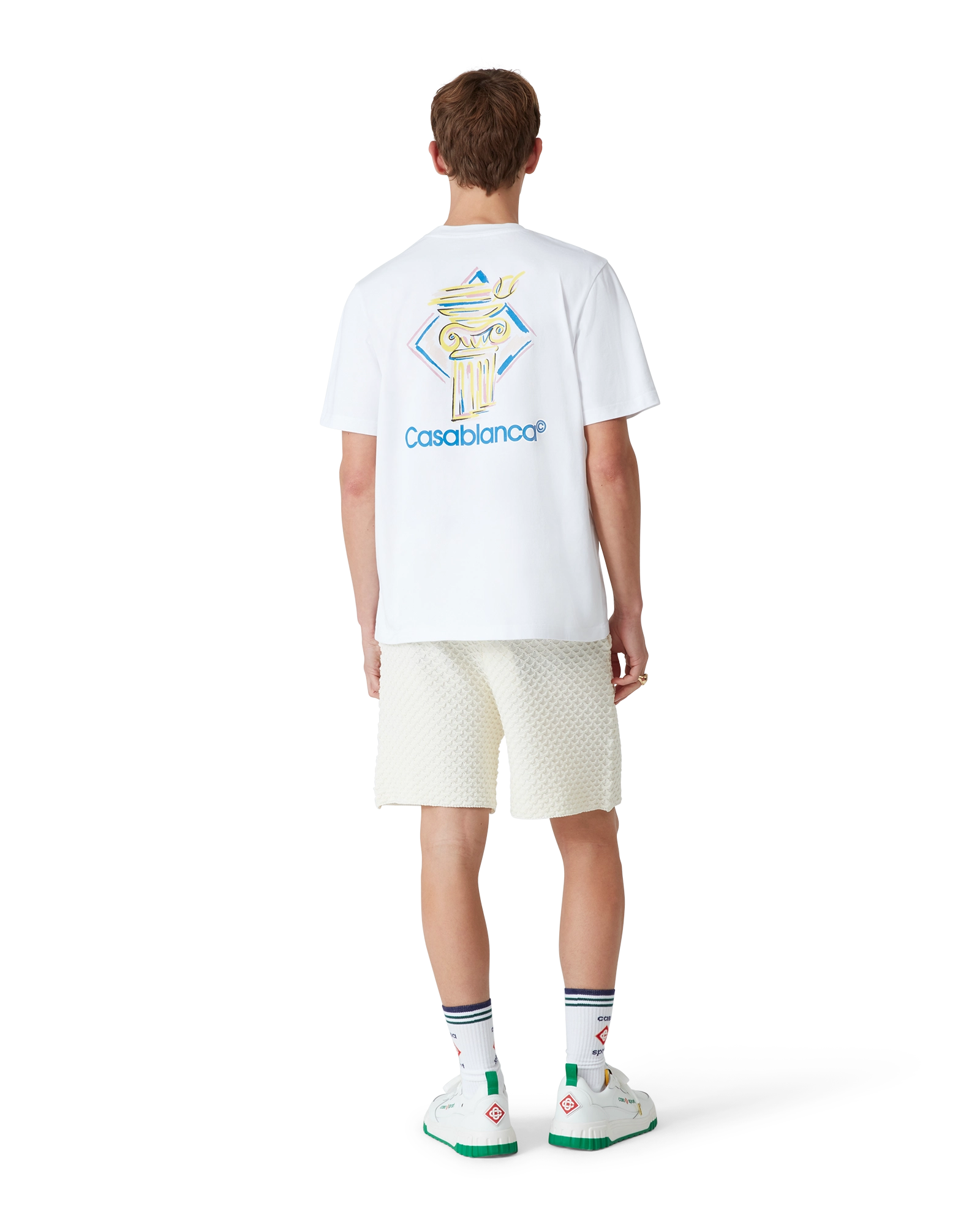 Diamond Column Short Sleeve T-Shirt - Image 3