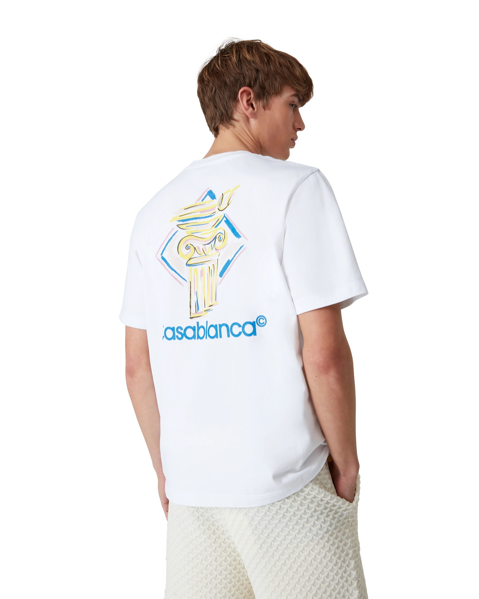 Diamond Column Short Sleeve T-Shirt - Image 4