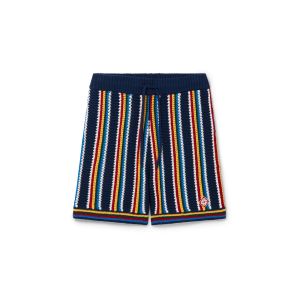 Crochet Stripe Shorts