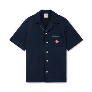 Jacquard Monogram Short Sleeve Shirt