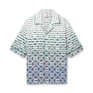 Monogram Gradient Towelling Short Sleeve Shirt