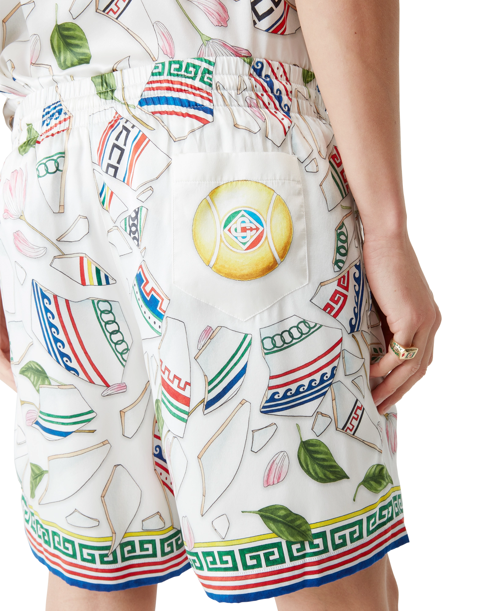 Le Vase Brise Silk Shorts - Image 5