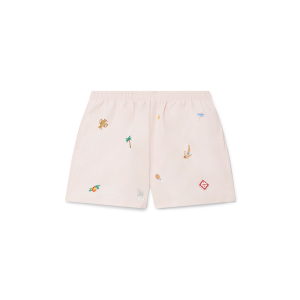 Embroidered Motif Swim Shorts