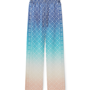 Jacquard Gradient Silk Trousers