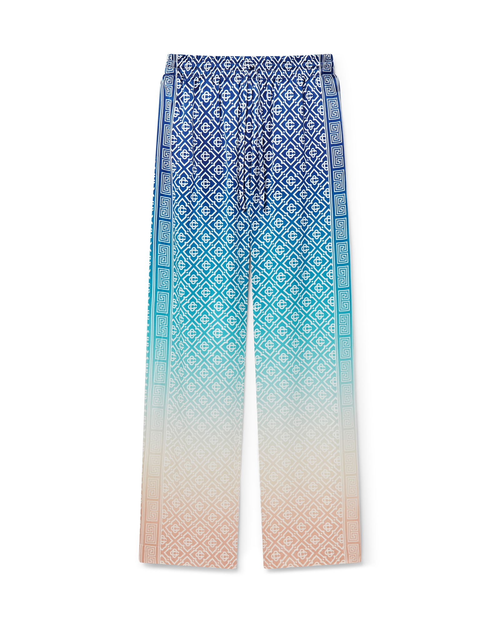 Jacquard Gradient Silk Trousers