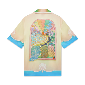 Lucid Dreams Short Sleeve Silk Shirt