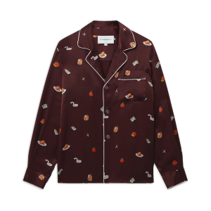 Vices Silk Satin Pyjama Shirt