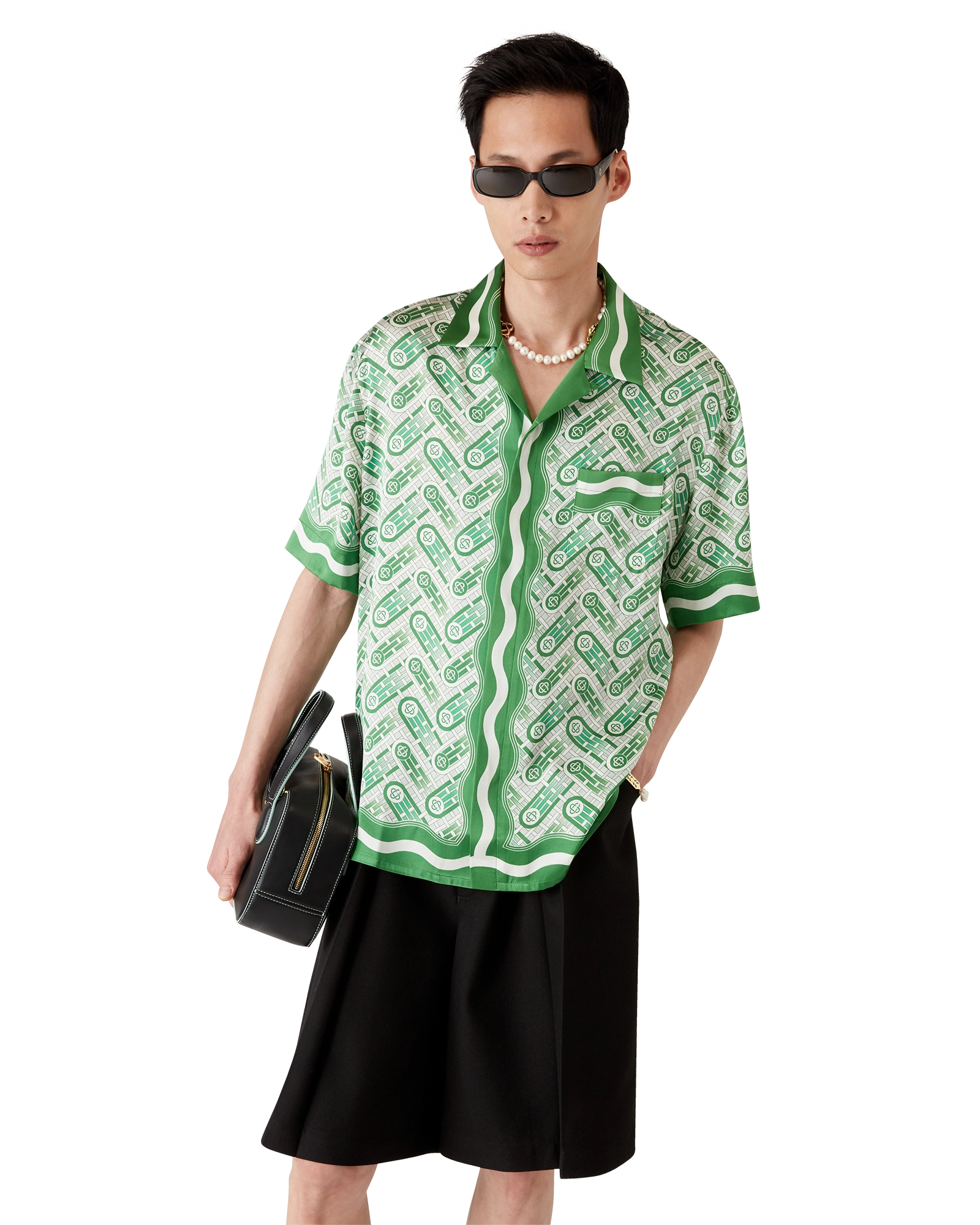 Ping Pong Short Sleeve Silk Shirt - Image 7