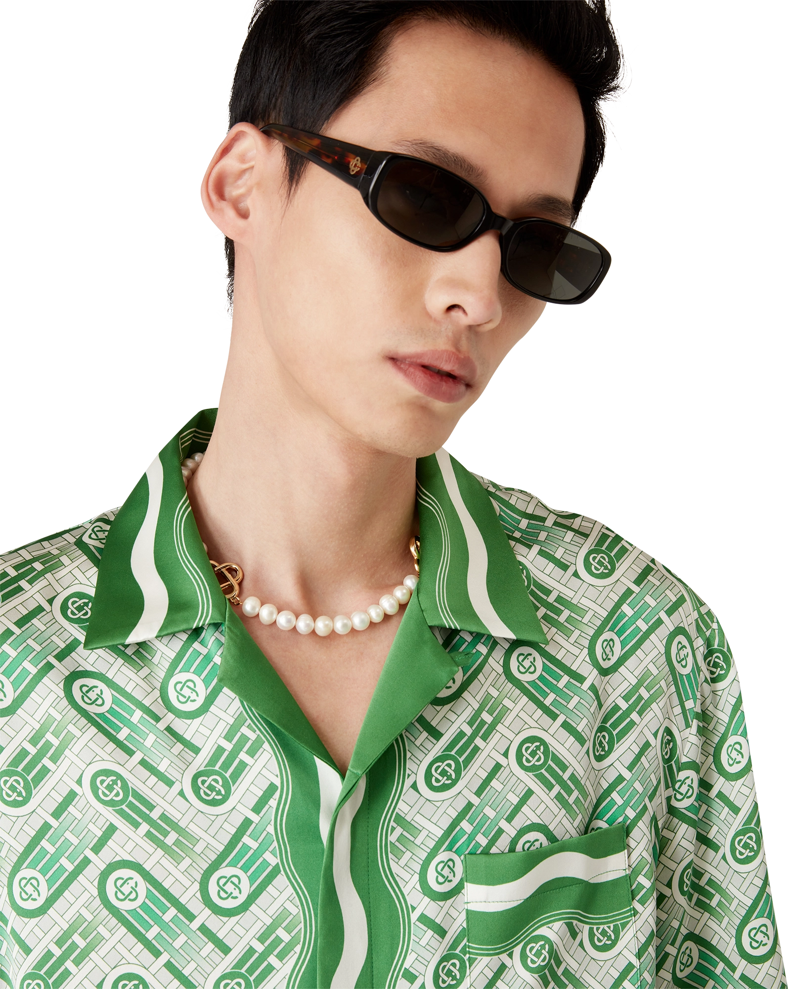 Ping Pong Short Sleeve Silk Shirt - Image 9