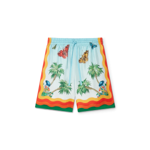 Palm Springs Tennis Club Silk Shorts