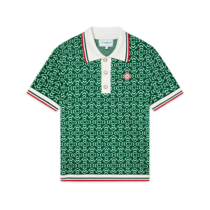 Diamond Logo Jacquard Polo Shirt
