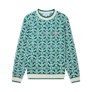 Green Monogram Jumper