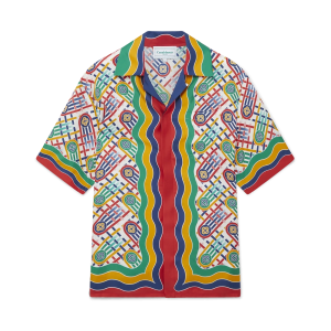 Tennis Monogram Silk Shirt