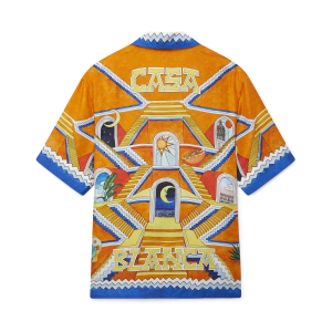 Escalier Infini Short Sleeve Silk Shirt