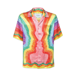 Mind Vibrations Short Sleeve Silk Shirt