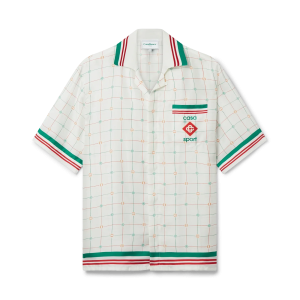 Tennis Club Check Silk Shirt