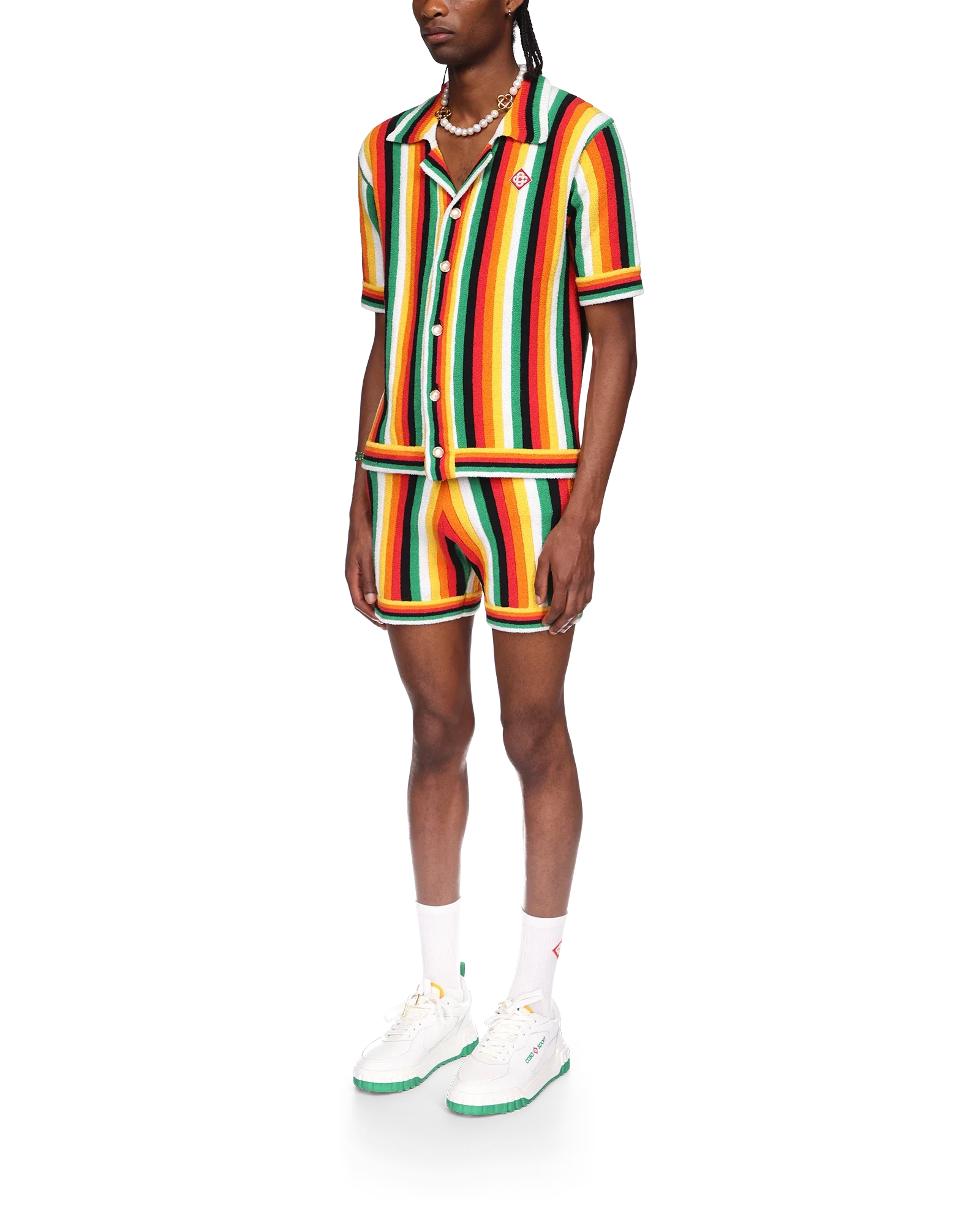 Striped Towelling Shirt - Image 3