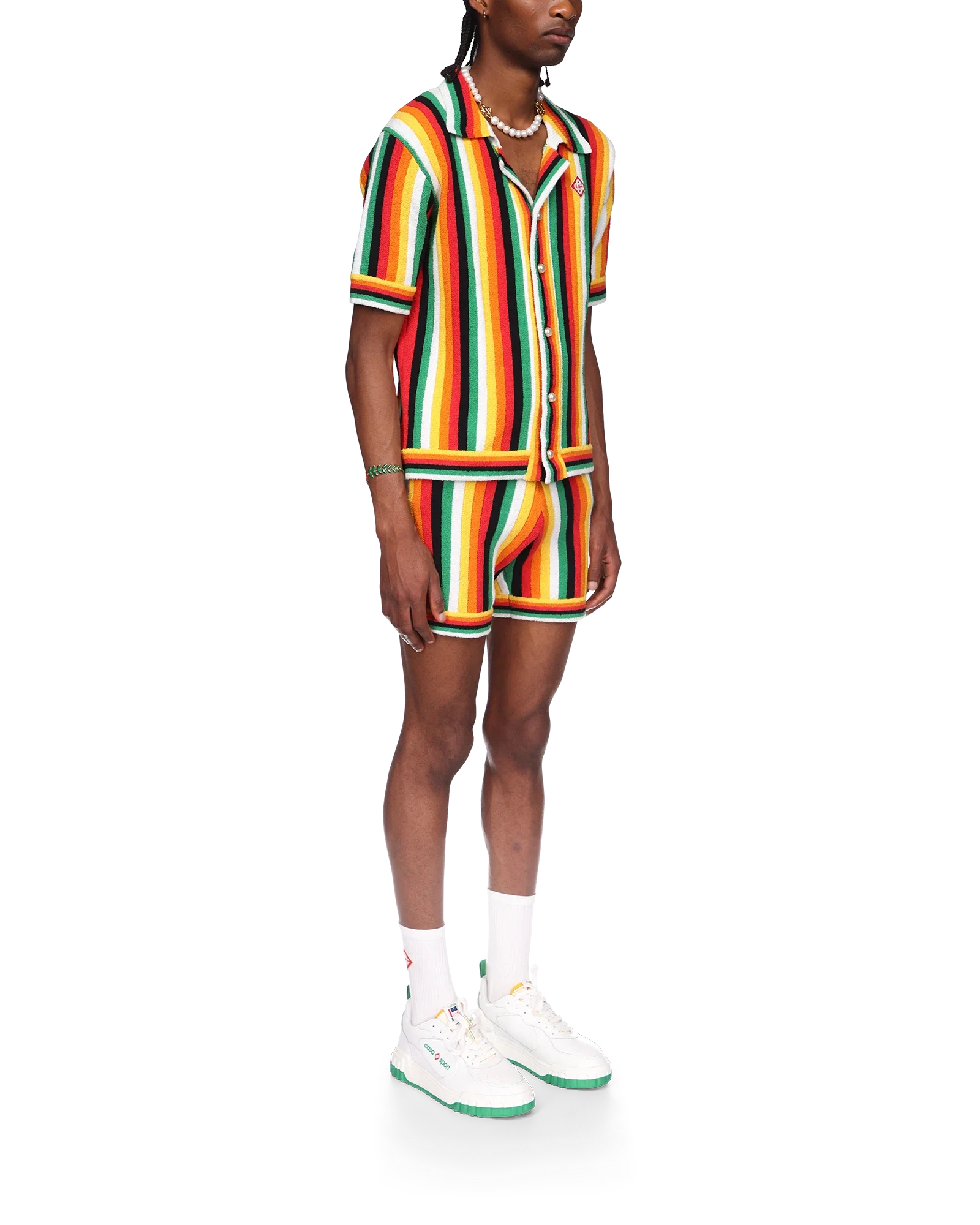 Striped Towelling Shirt - Image 5
