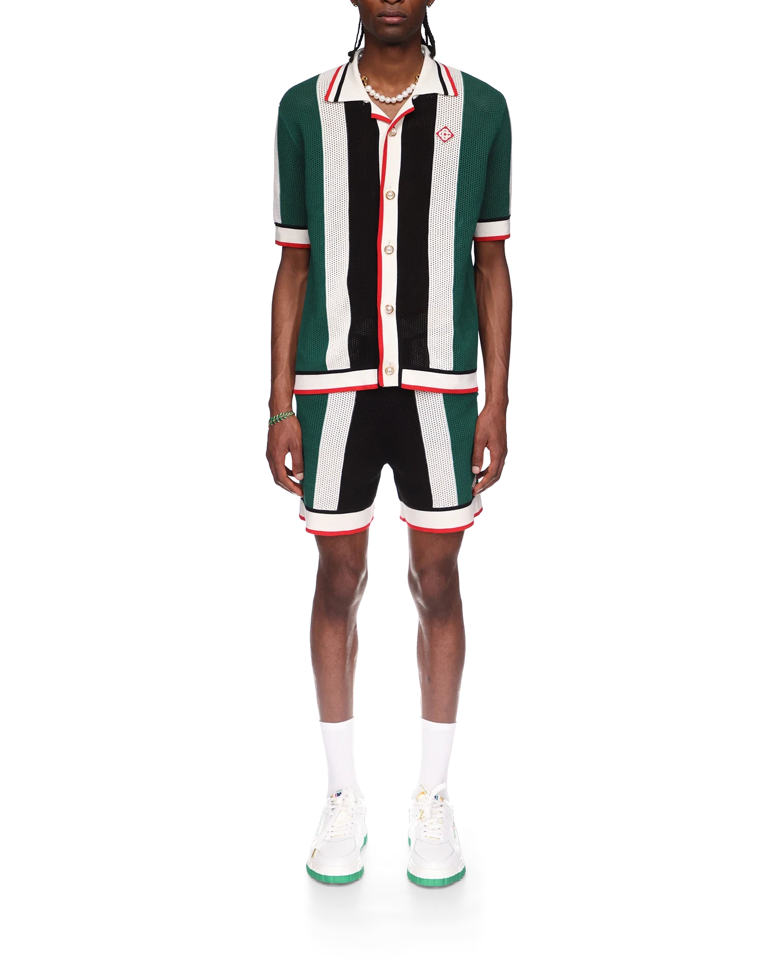 Striped Mesh Shirt - Image 2