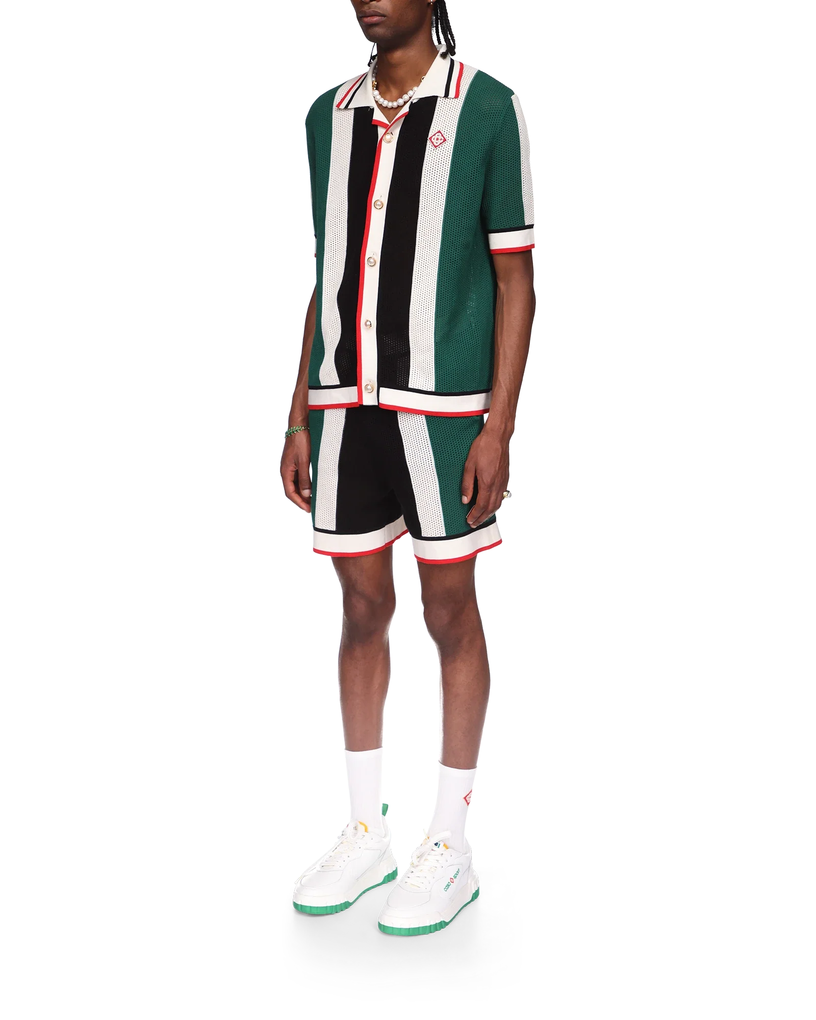 Striped Mesh Shirt - Image 3