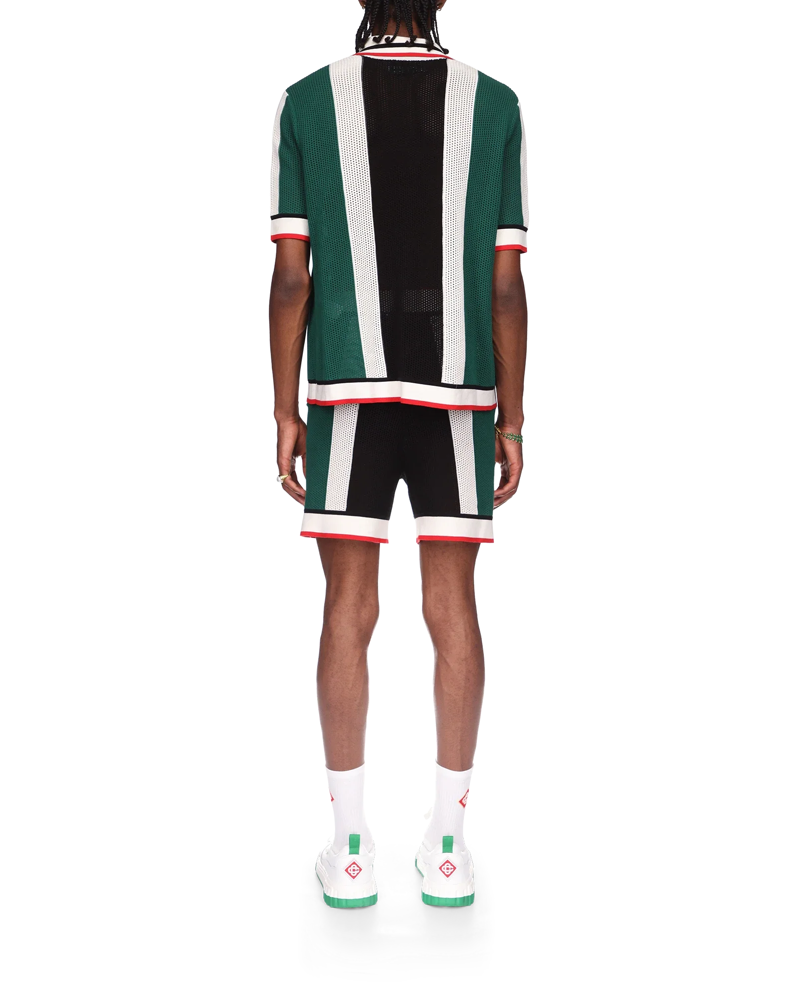Striped Mesh Shirt - Image 4