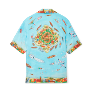 Maison Sur Piloti Short Sleeve Silk Shirt