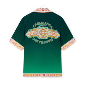 Unity Is Power Short Sleeve Silk Shirt
