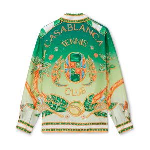 Joyaux D'Afrique Long Sleeve Silk Shirt