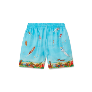 Maison Sur Piloti Silk Shorts