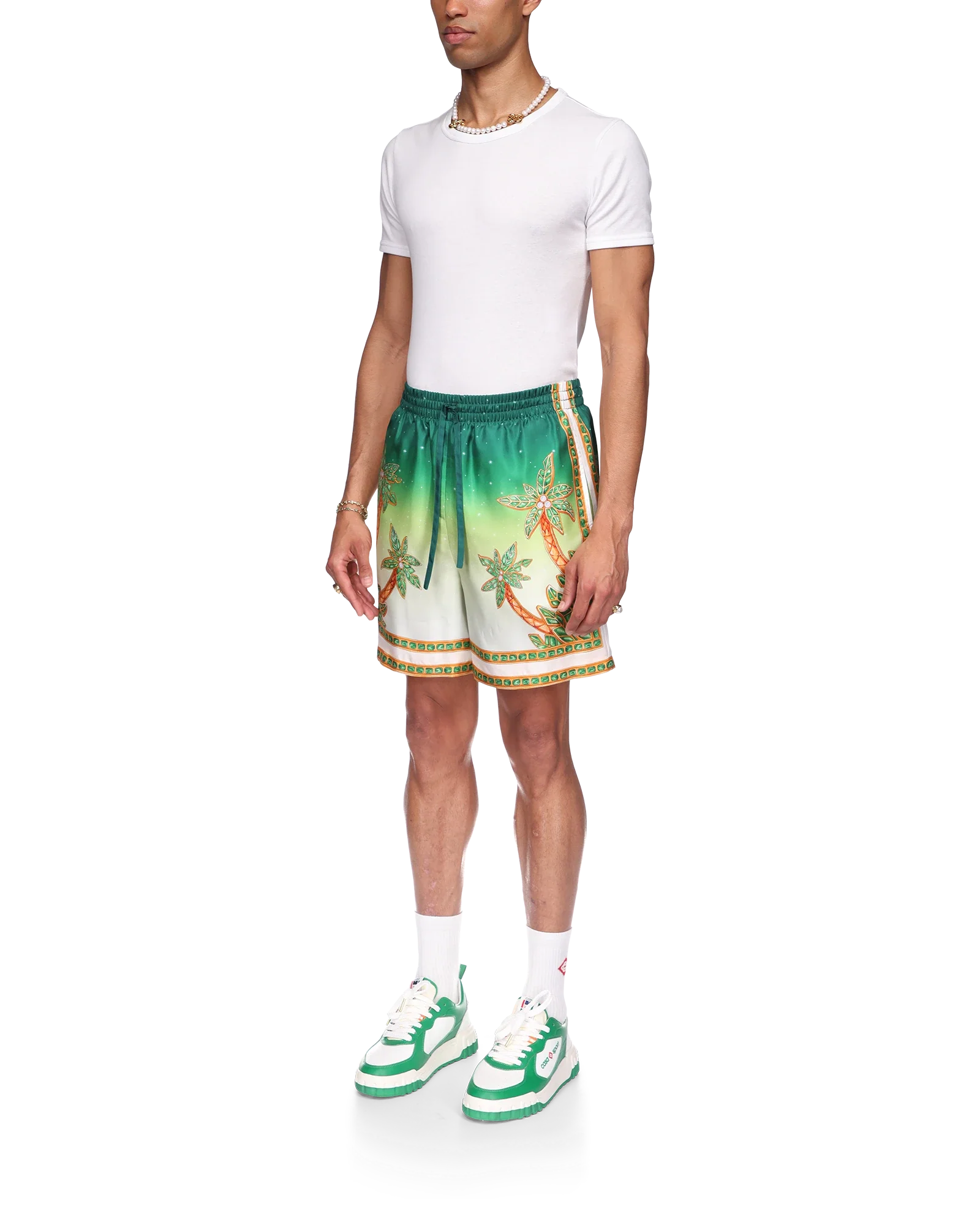 Joyaux D'Afrique Silk Shorts - Image 3