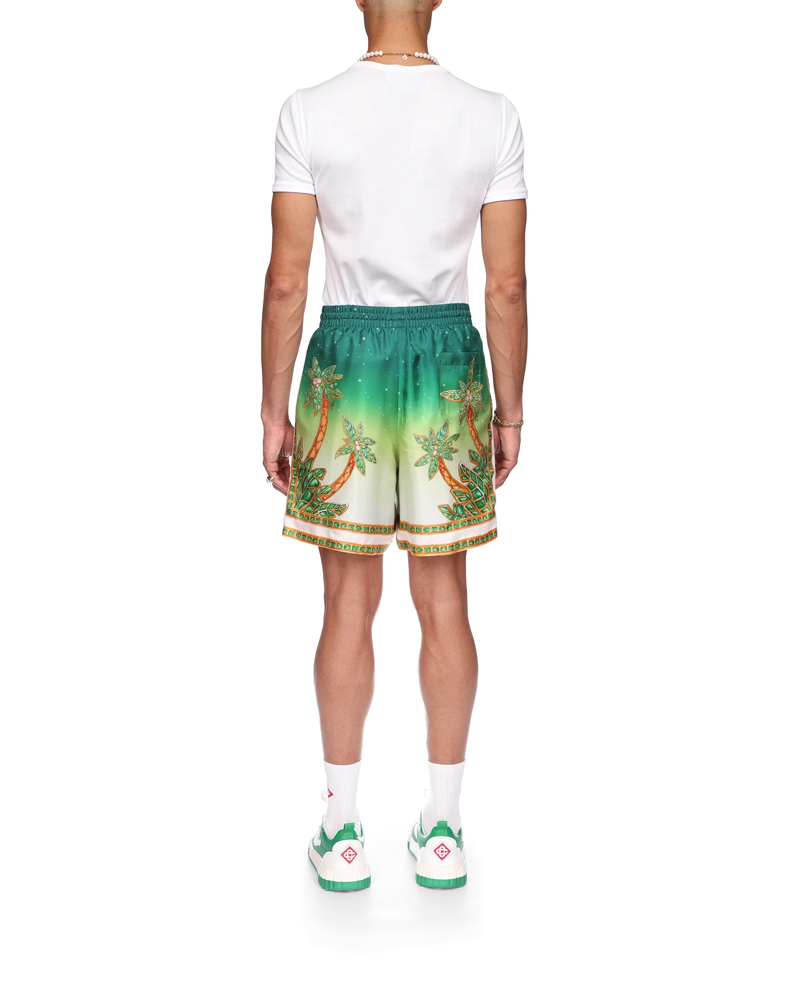 Joyaux D'Afrique Silk Shorts - Image 4