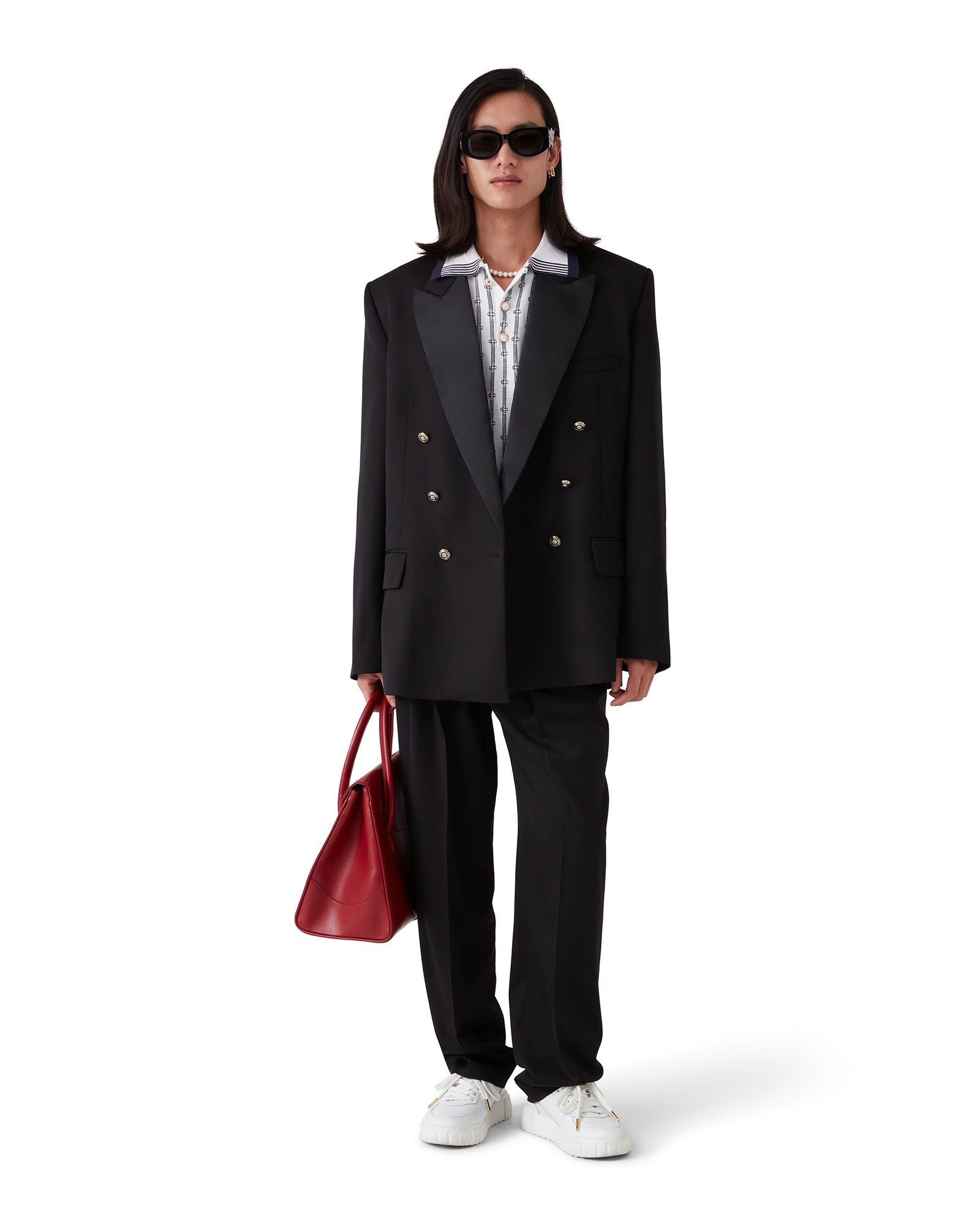 Wool Double Breasted Blazer - Image 2