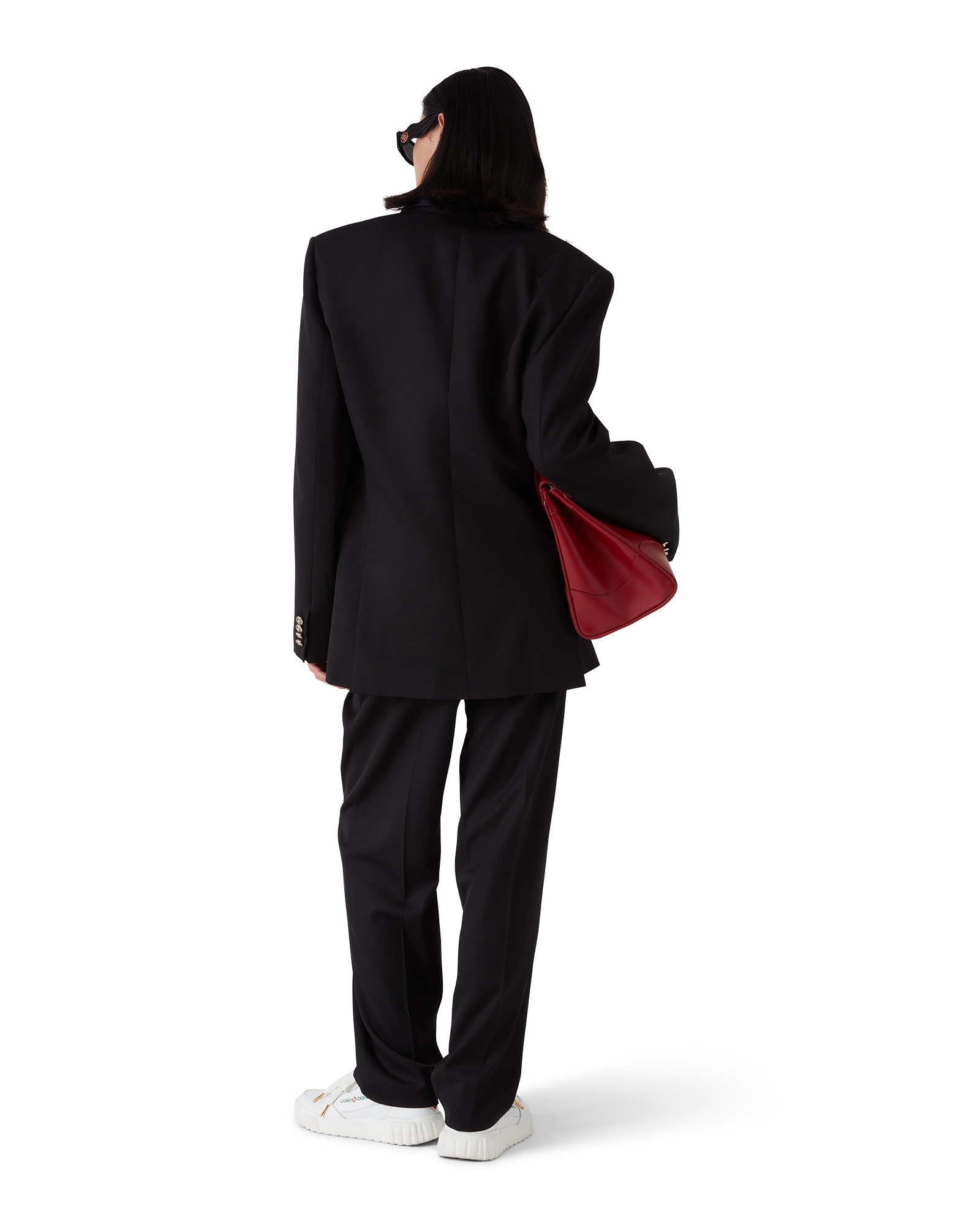 Wool Double Breasted Blazer - Image 3