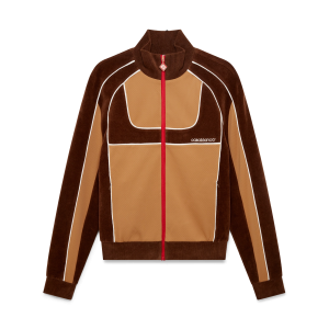 Chenille Panelled Track Jacket