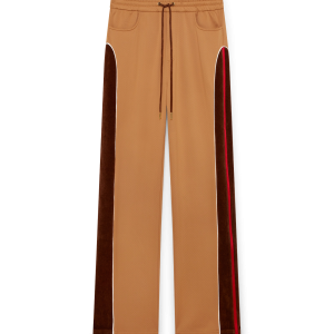 Chenille Panelled Track Pants