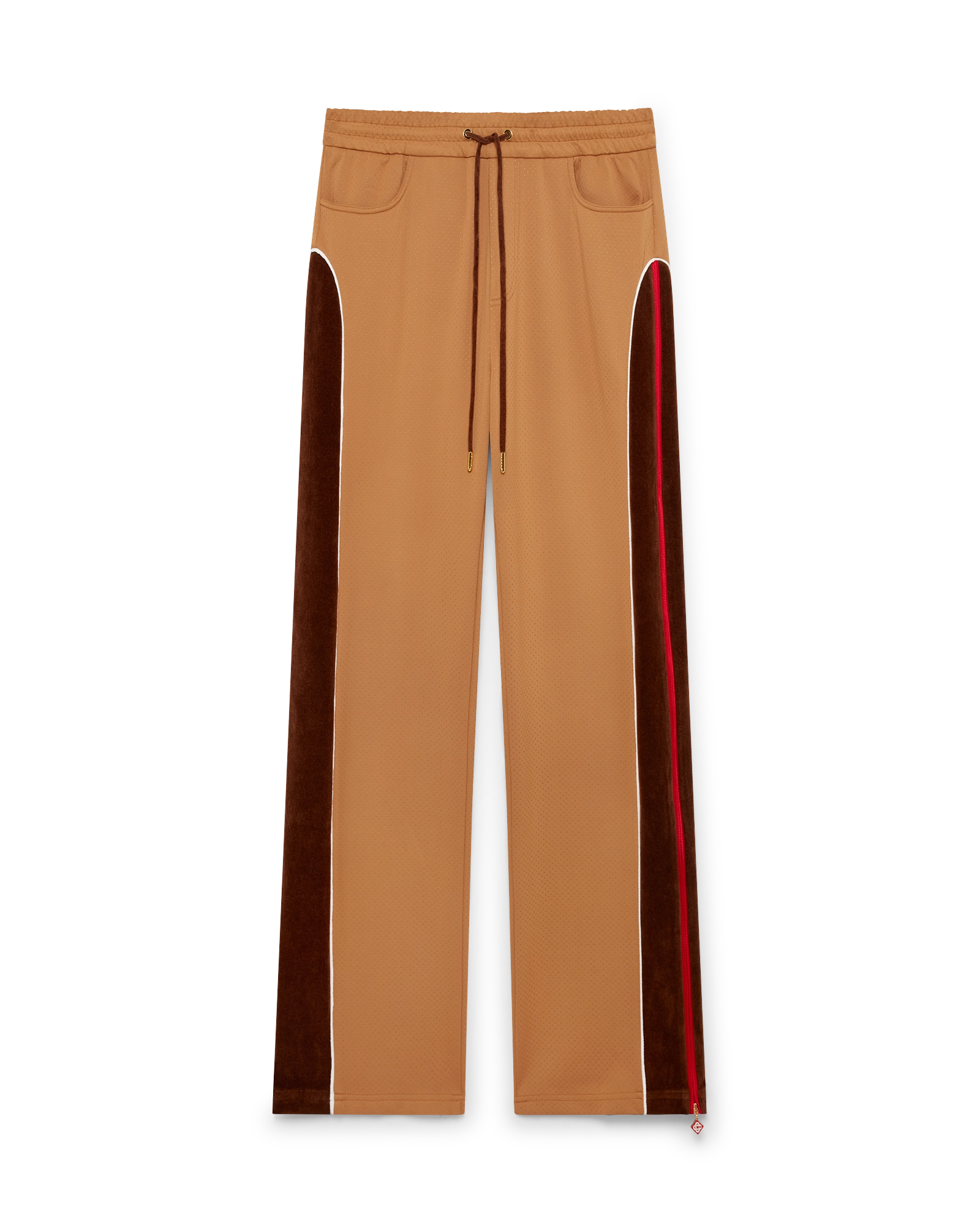 Chenille Panelled Track Pants