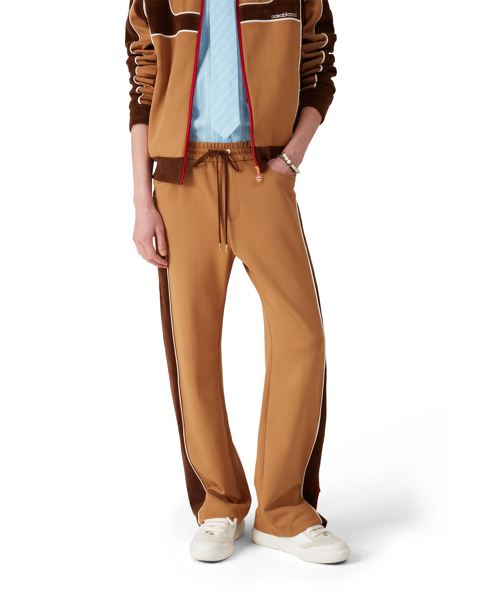 Chenille Panelled Track Pants - Image 3