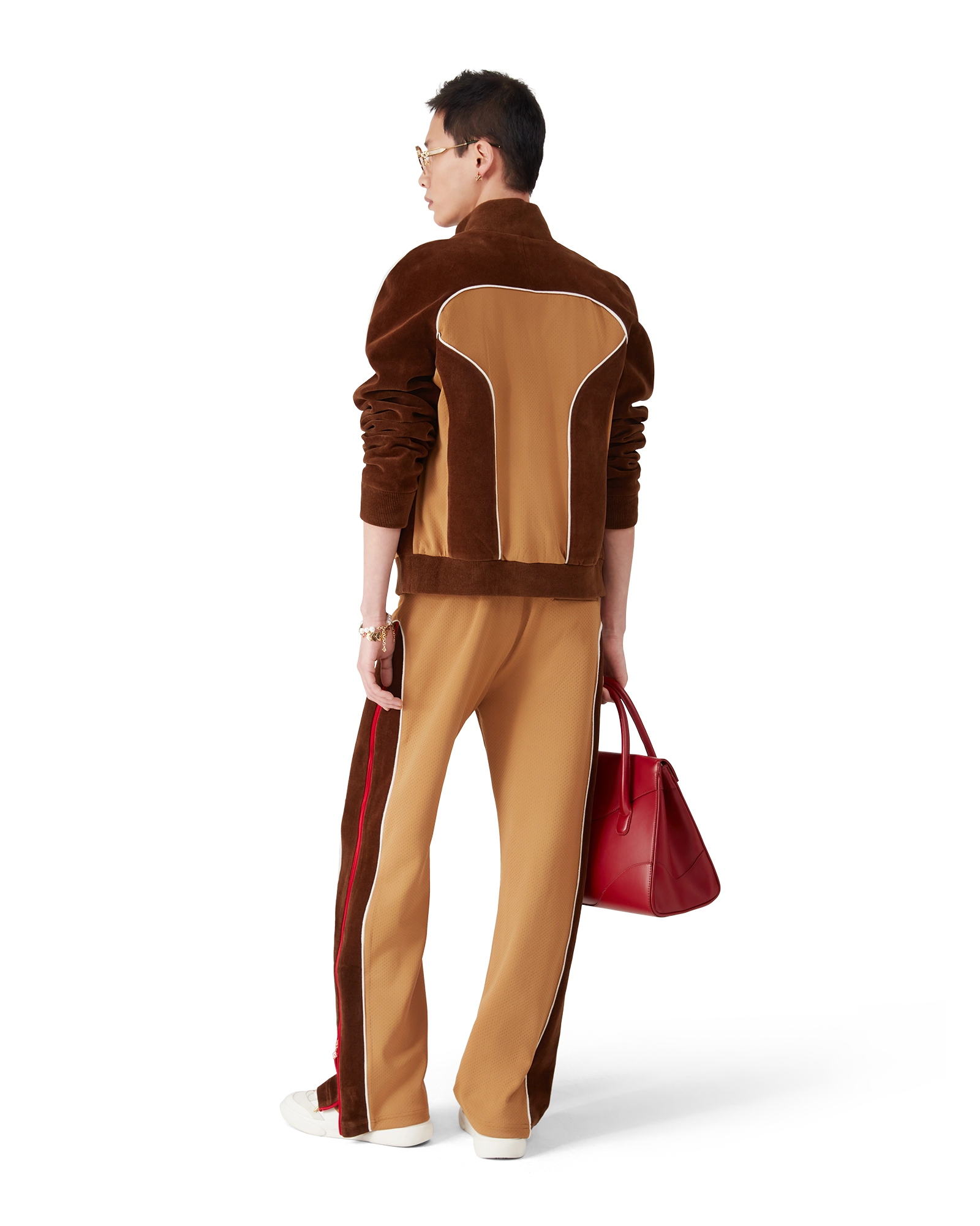 Chenille Panelled Track Pants - Image 5