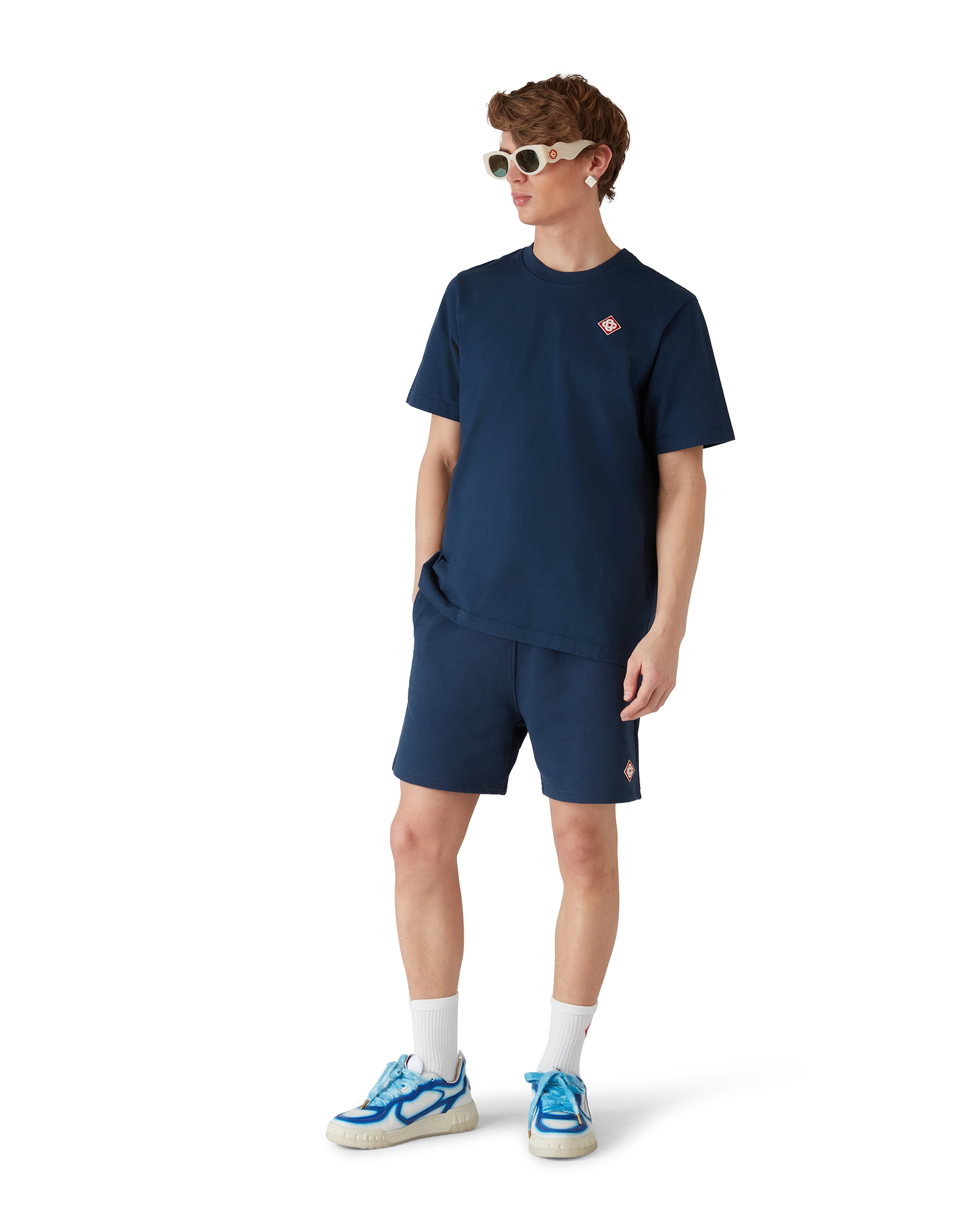 Navy Diamond Logo Short Sleeve T-Shirt - Image 4