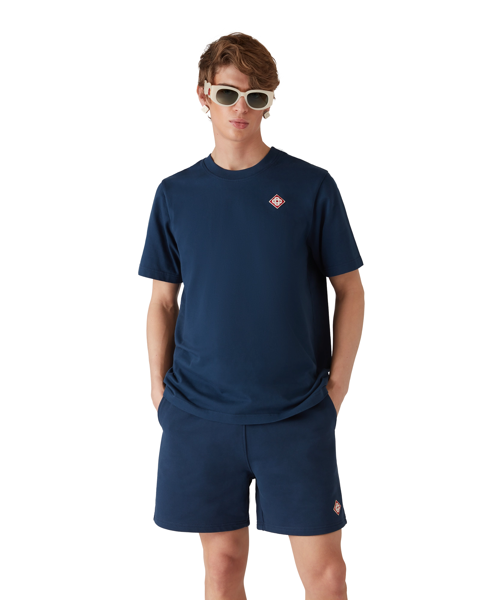 Navy Diamond Logo Short Sleeve T-Shirt - Image 2