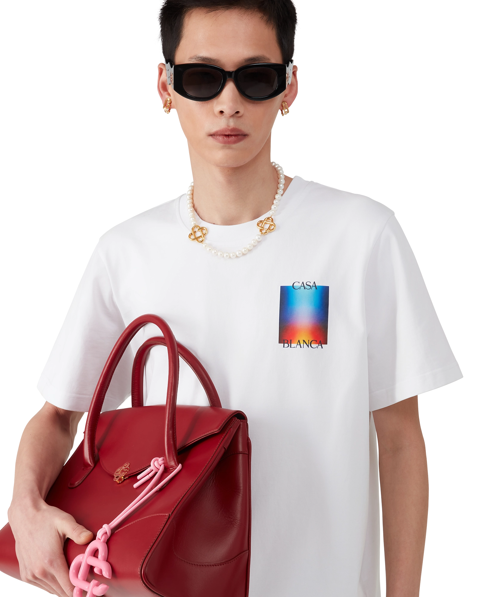 Gradient Casa Logo Short Sleeve T-Shirt - Image 4